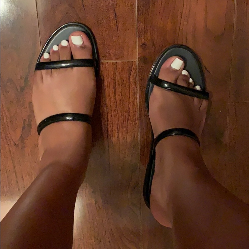Black sandals